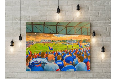 Wakefield Trinity RLC Belle Vue Stadium Wall Art Canvas